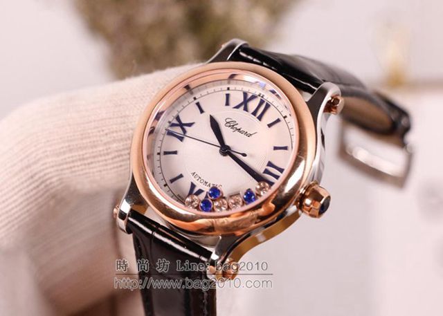 Chopard手錶 蕭邦機械女表 HAPPY SPORT MEDIUM AUTOMATIC系列 278559-3001 蕭邦女士腕表  hds1846